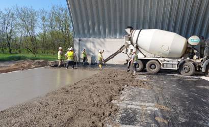 Bugyi szennyvíztisztító telep - ipari padló